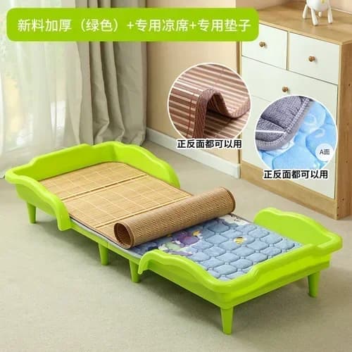 lit enfant plastique vert